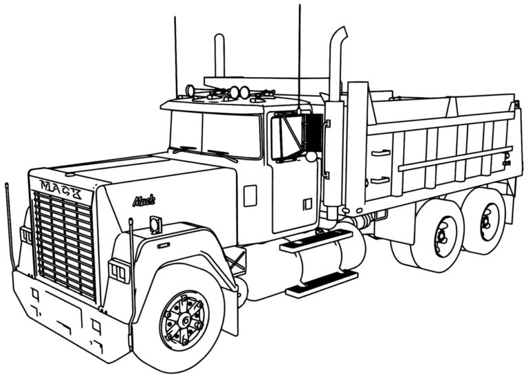 50+ Desenhos de Caminhão para colorir - Pop Lembrancinhas