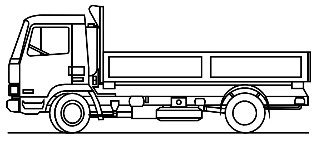 Desenhos de caminhão para colorir [ 2023] → Caminhões Top - Desenhos Para  Desenhar