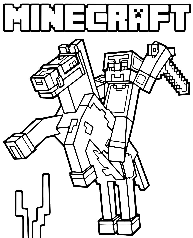 Desenhos Para Colorir Pintar E Imprimir Minecraft Coloring Pages Images