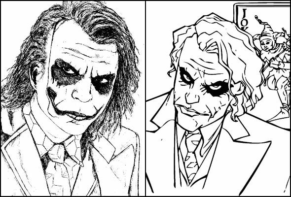 Desenhos para colorir de desenho do coringa feliz para colorir -pt