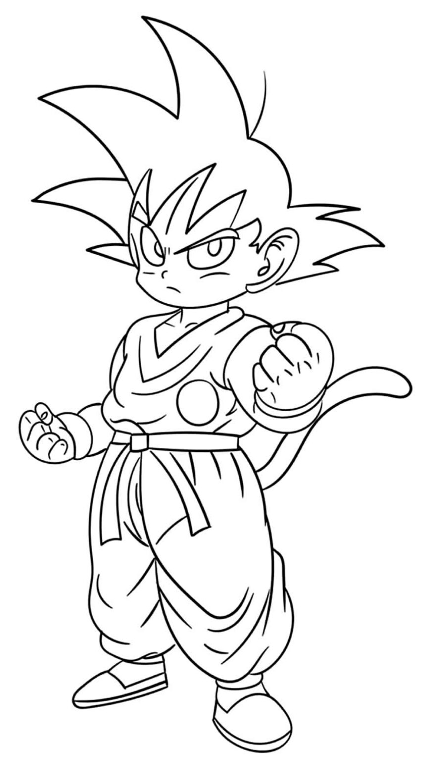 50 Desenhos De Dragon Ball Z Para Colorir Pop Lembrancinhas 