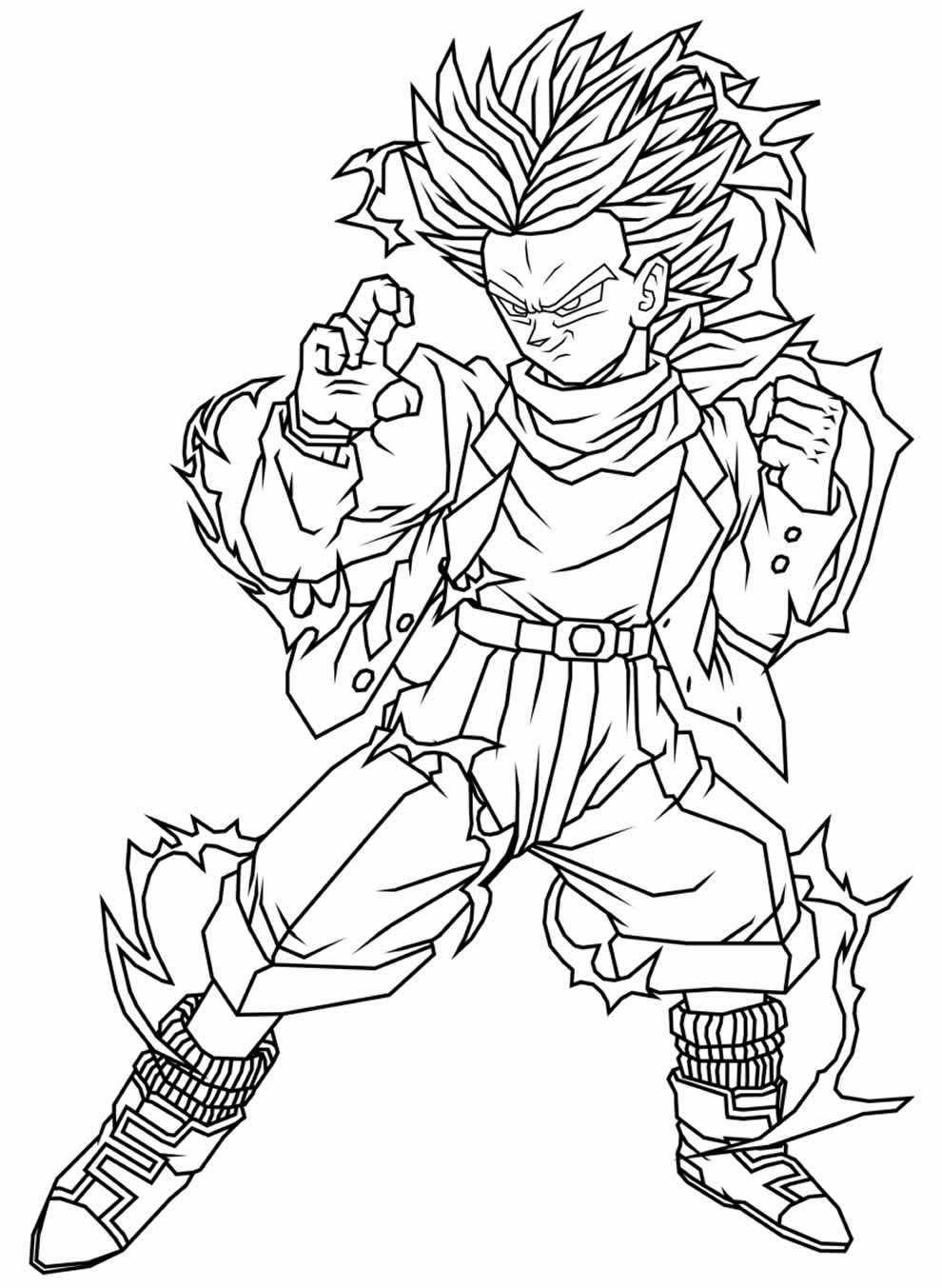 Desenhos de Dragon Ball Z para colorir - Bora Colorir