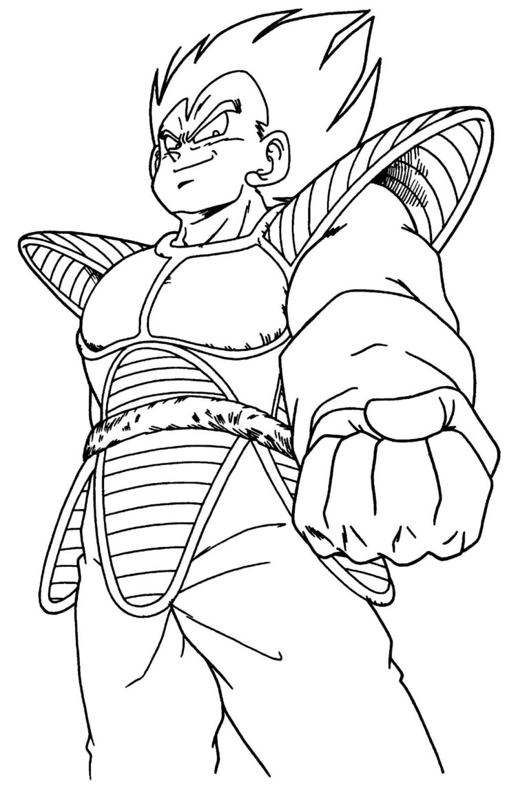 50+ Desenhos de Dragon Ball Z para colorir - Pop Lembrancinhas