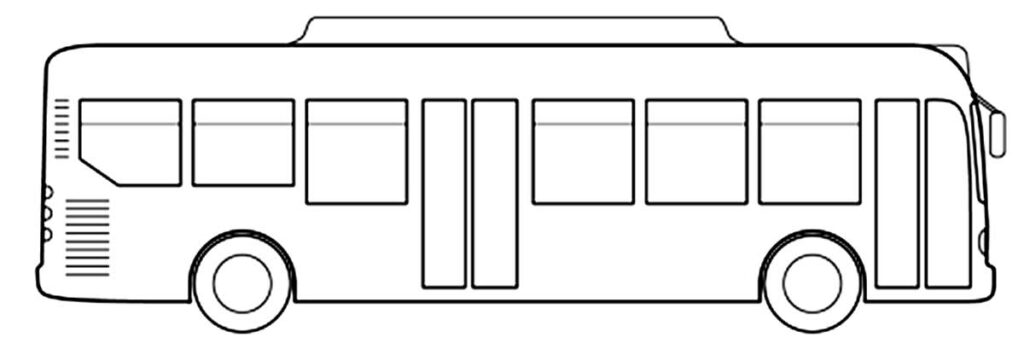 30+ Desenhos de Ônibus para colorir - Pop Lembrancinhas