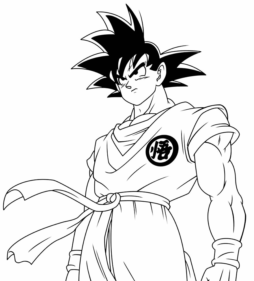 Desenhos para Colorir e Imprimir do Dragon Ball Super - Imagens e Moldes