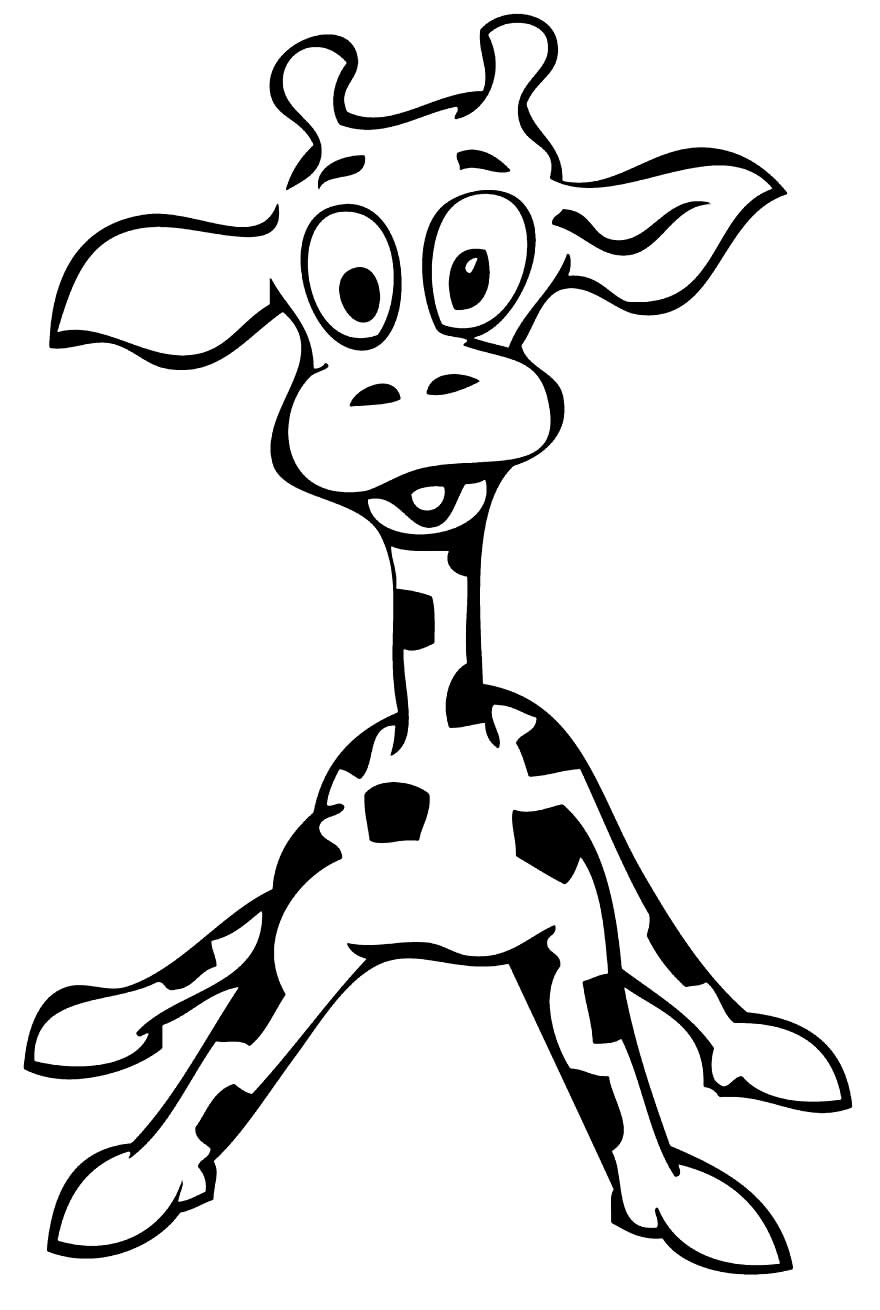 Imagem de Girafa para pintar