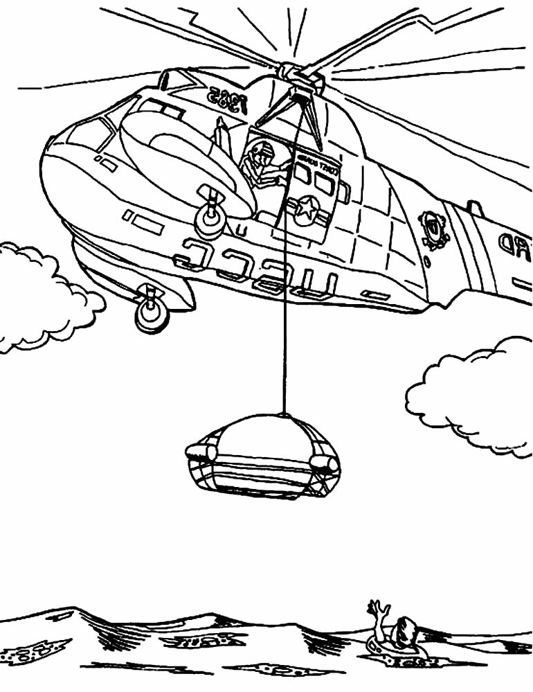 Desenho de Helicoptero para pintar