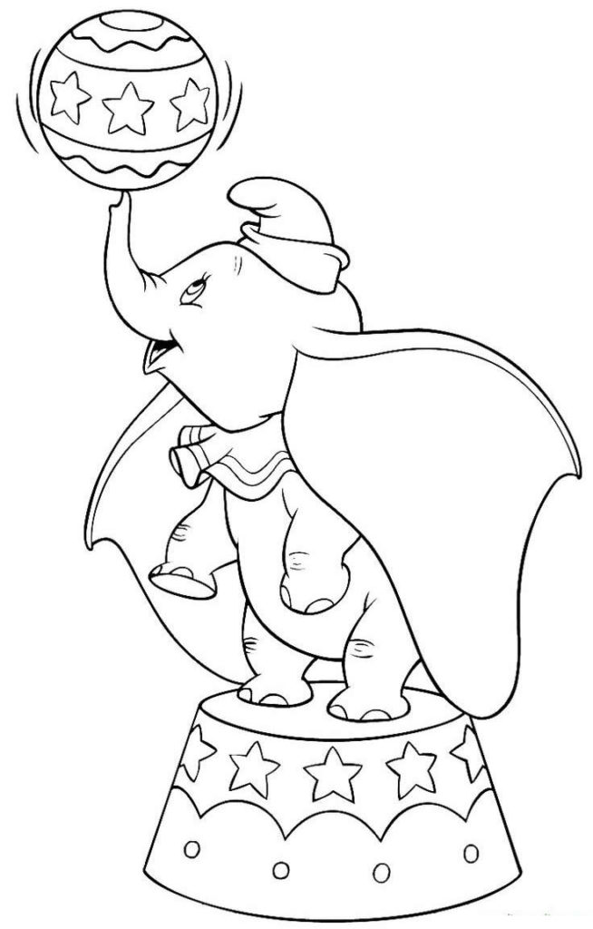 Desenhos De Dumbo Para Colorir Pop Lembrancinhas