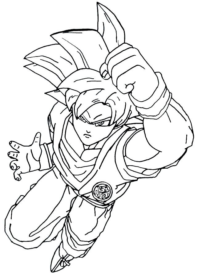 Desenho de Goku para Colorir - Colorir.com