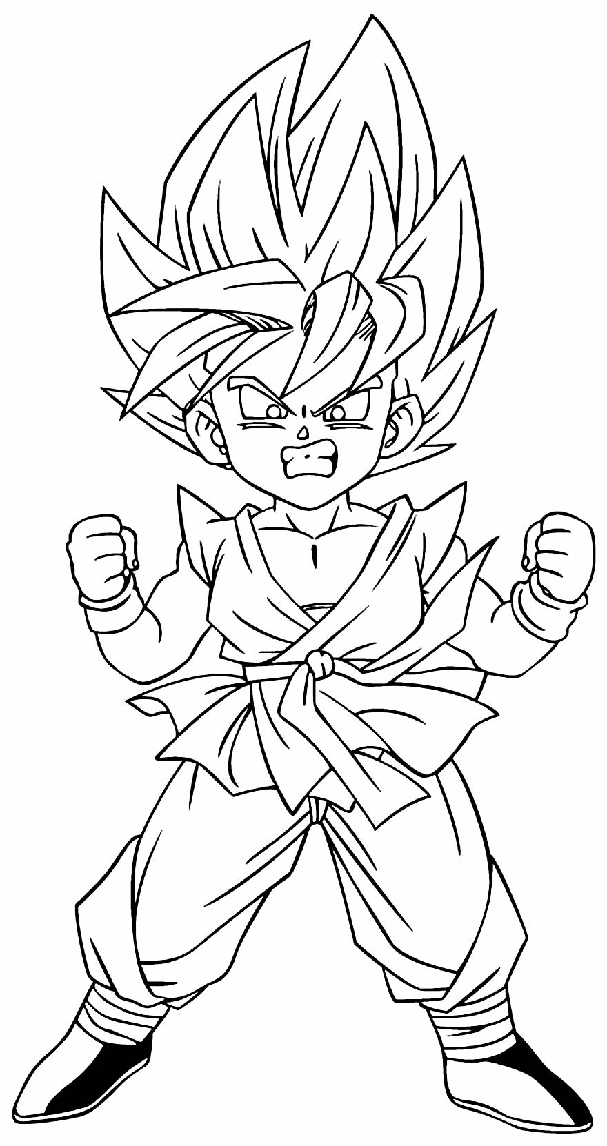 60 desenhos do【GOKU PARA COLORIR】▻ Grátis!