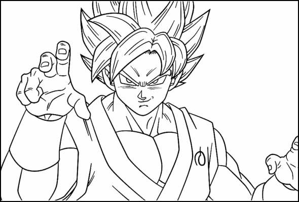 50+ Desenhos de Goku para colorir - Pop Lembrancinhas