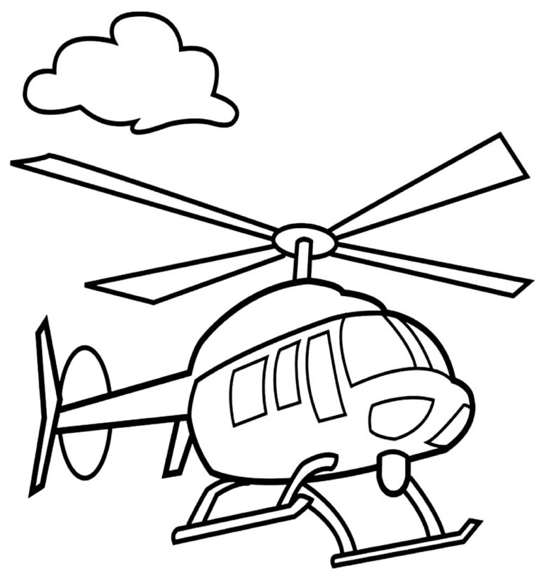30+ Desenhos de Helicóptero para colorir - Pop Lembrancinhas