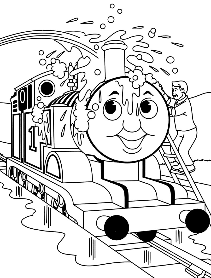 Desenho de Thomas e Seus Amigos para colorir
