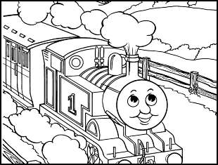 Desenhos de Thomas e Seus Amigos para colorir