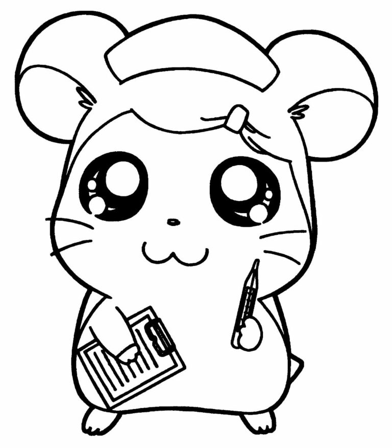 Desenhos Do Hamtaro Para Colorir Pop Lembrancinhas