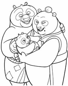 Desenhos Para Colorir De Panda Pop Lembrancinhas