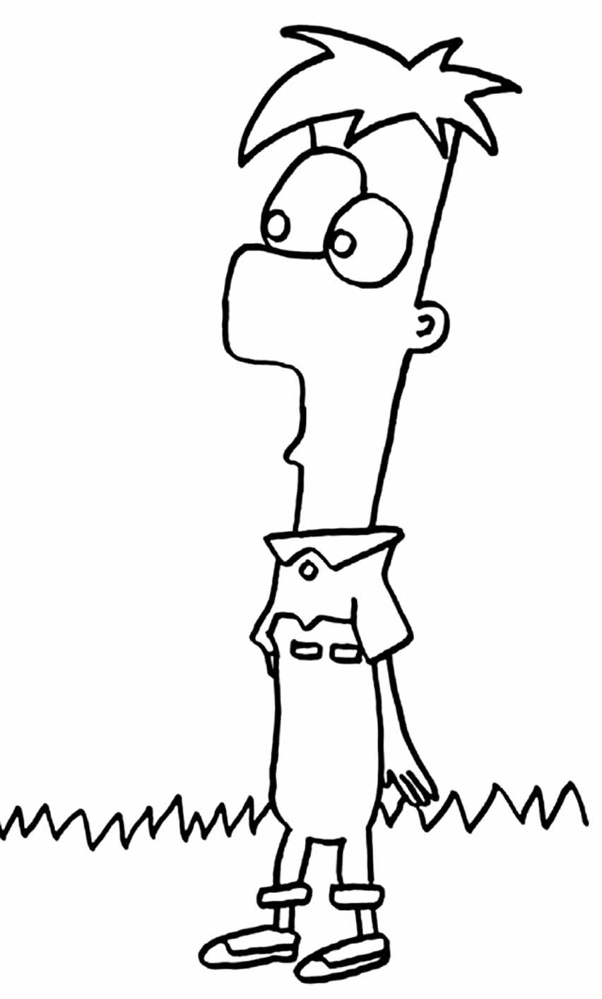 Imagem de Phineas e Ferb para pintar