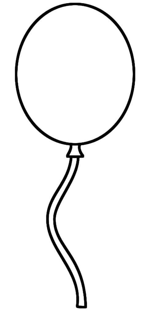30+ Desenhos de Balões para colorir - Pop Lembrancinhas