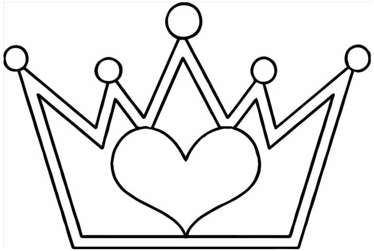 30+ Desenhos de Coroa para colorir - Pop Lembrancinhas