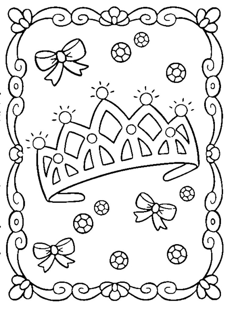 30+ Desenhos de Coroa para colorir - Pop Lembrancinhas