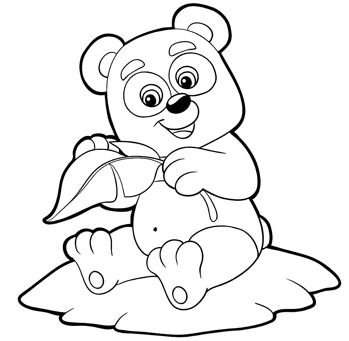 Desenho Para Colorir panda - Imagens Grátis Para Imprimir - img 17917