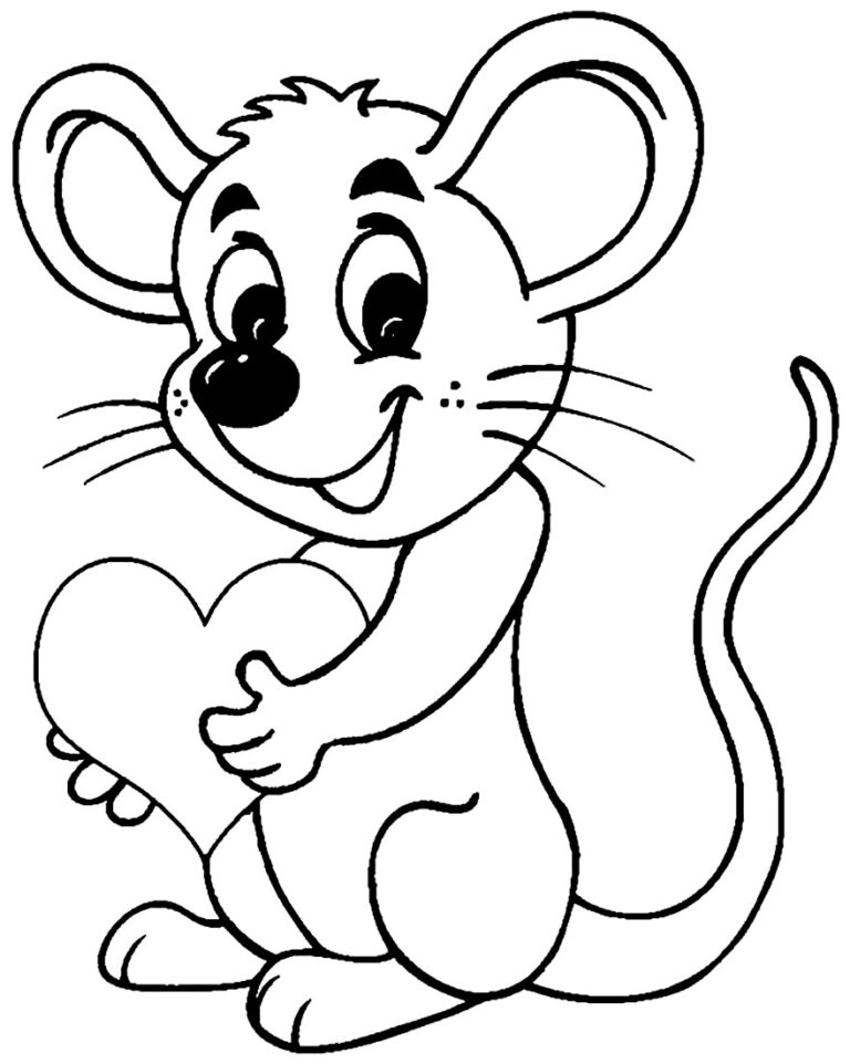 30+ Desenhos de Ratinho para colorir - Pop Lembrancinhas