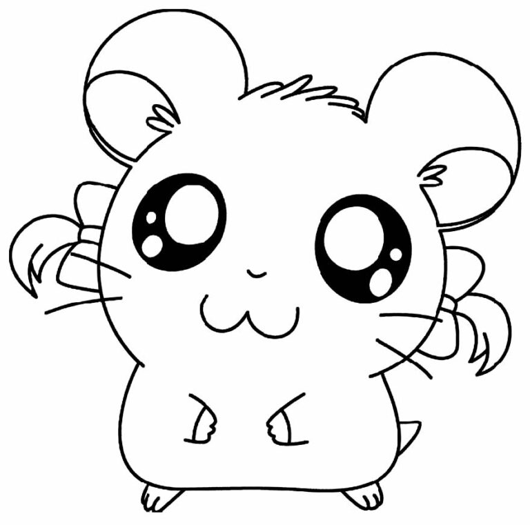 Desenhos Do Hamtaro Para Colorir Pop Lembrancinhas