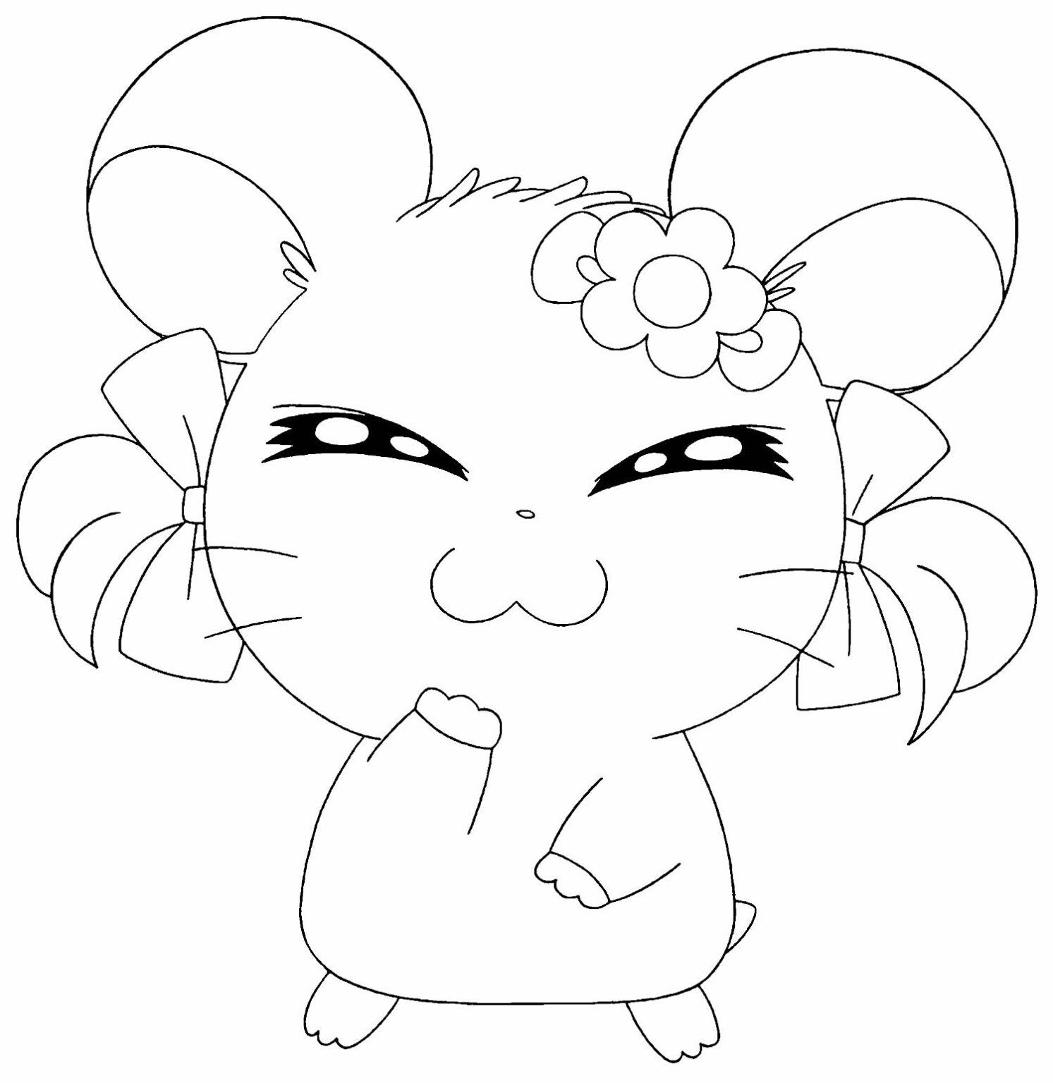 Desenhos Do Hamtaro Para Colorir Pop Lembrancinhas