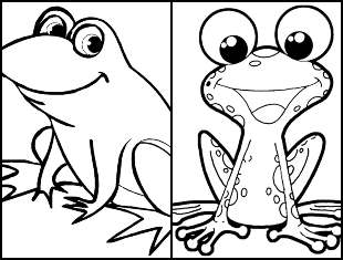 Desenhos para colorir de Sapo