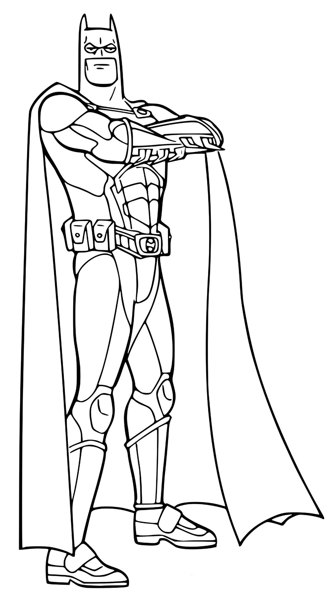 Desenho para colorir do Batman