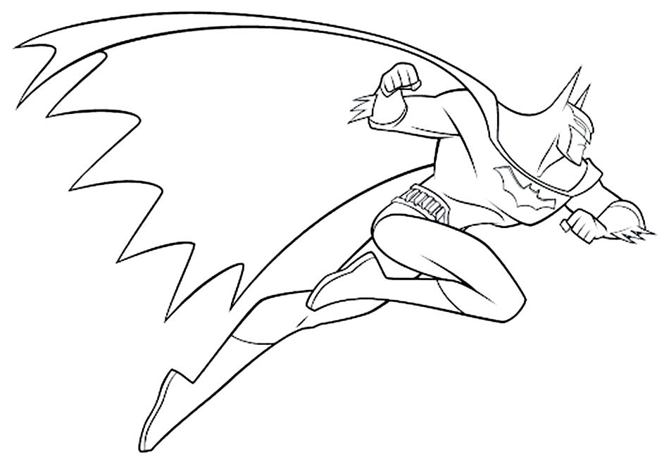 Desenho do Batman para pintar