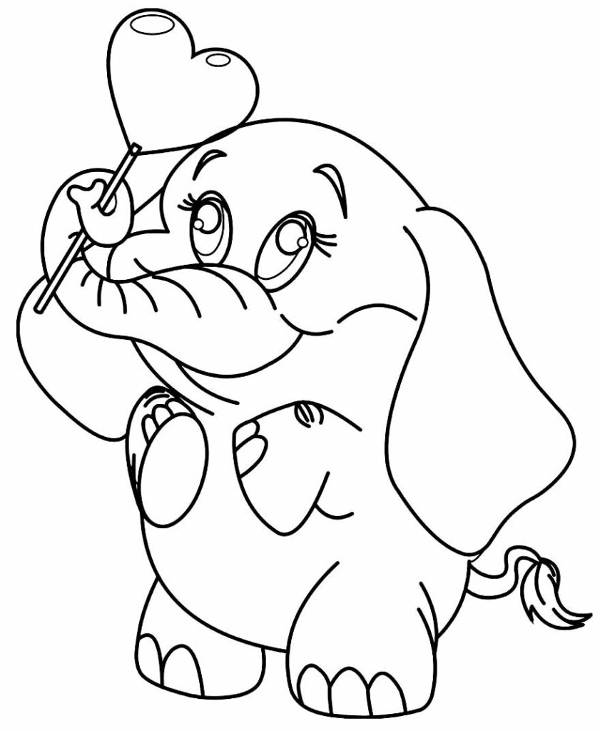 50 Desenhos De Elefante Para Colorir Pop Lembrancinhas