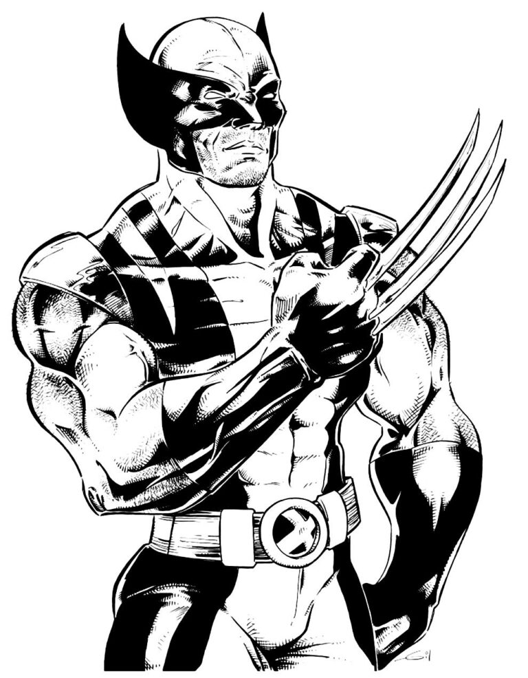 Desenhos De Wolverine Para Colorir E Imprimir Pop Lembrancinhas