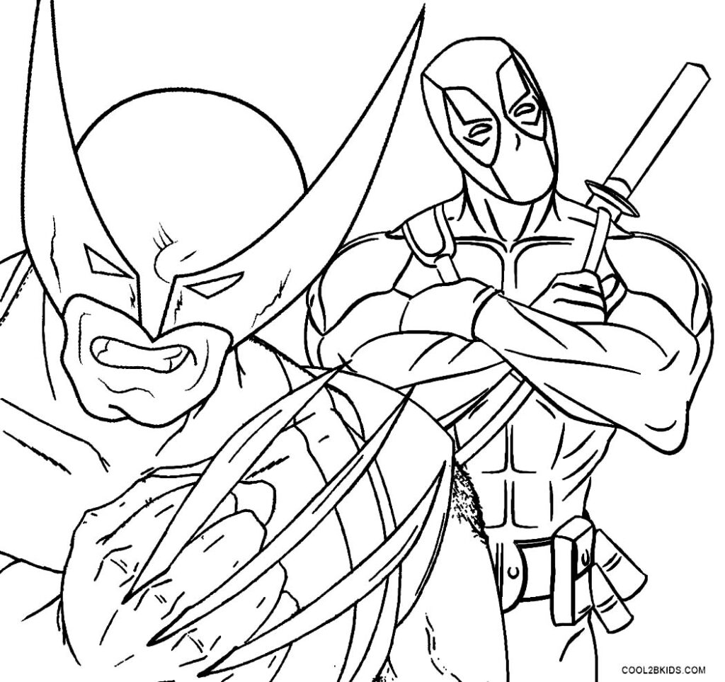 50+ Desenhos de Wolverine para colorir e imprimir - Pop Lembrancinhas