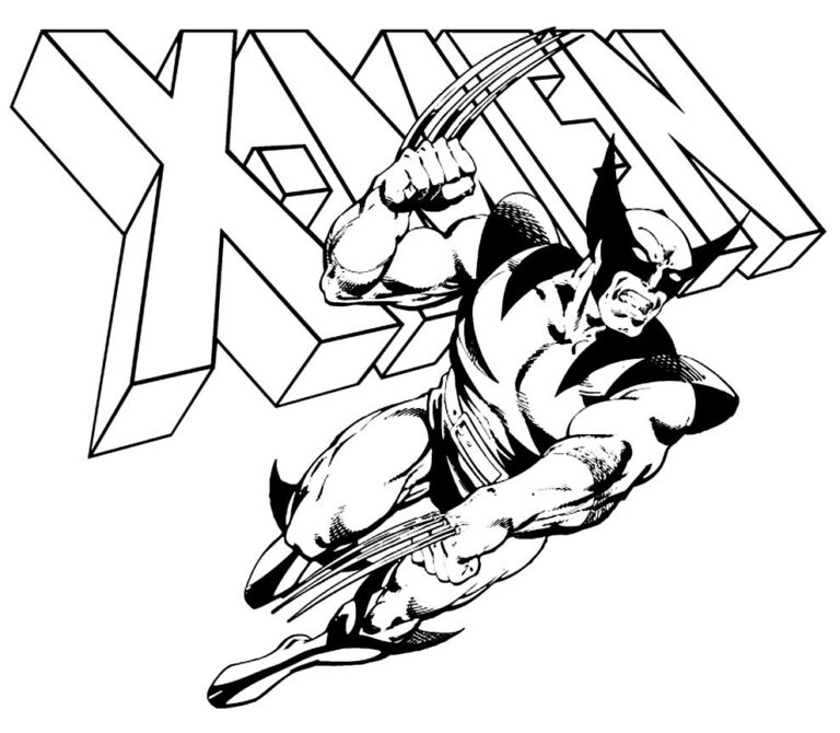 Desenhos De Wolverine Para Colorir E Imprimir Pop Lembrancinhas