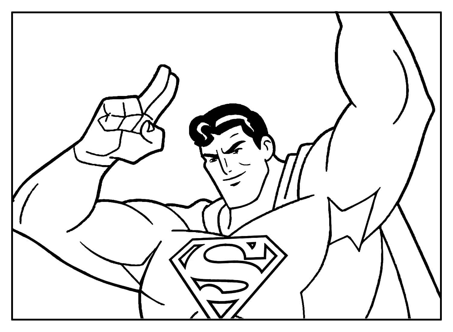 Desenhos de Super-Homem para colorir