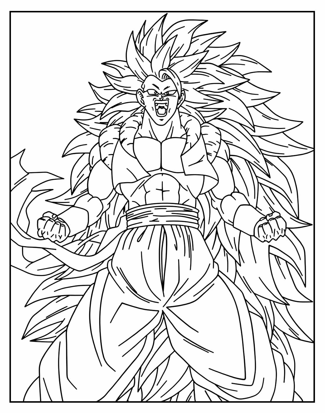 Desenho de DBZ para colorir  Desenhos para colorir e imprimir gratis