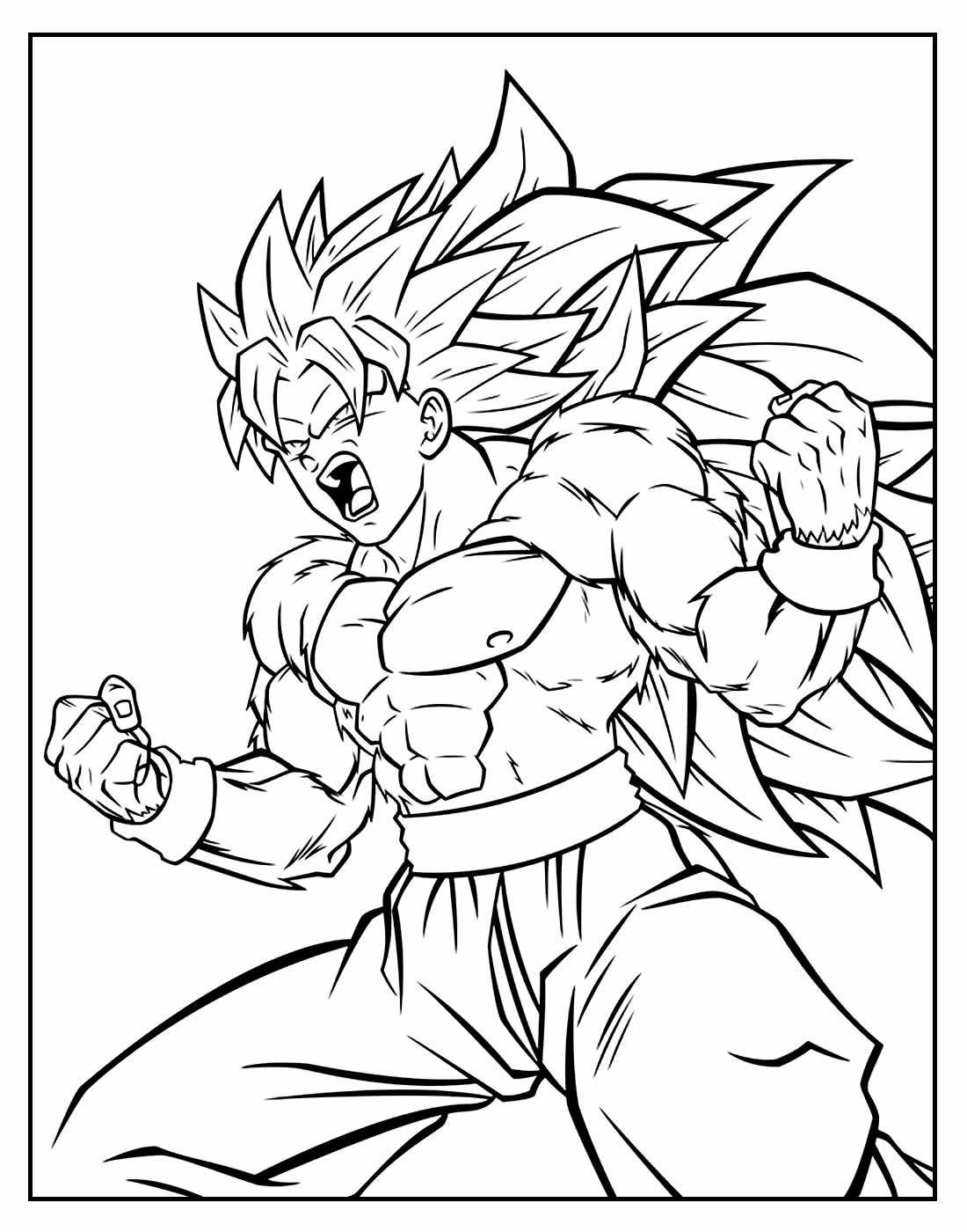 Desenhos para colorir gratuitos de dragon-ball-z para imprimir e colorir - Dragon  Ball Z - Just Color Crianças : Páginas para colorir para crianças