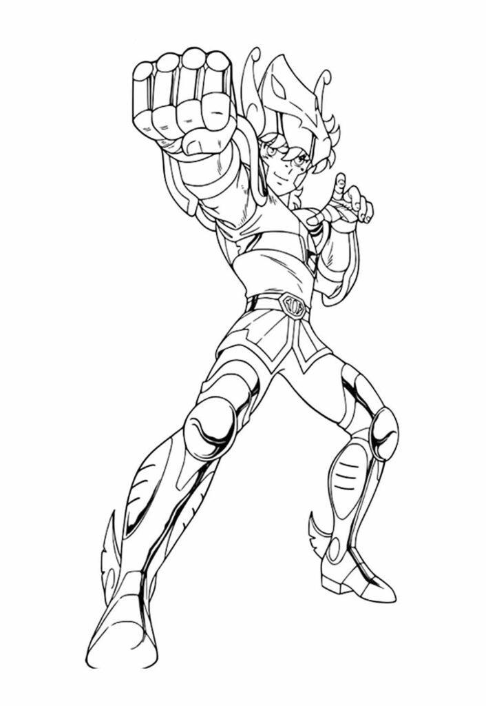 Desenho Seyia para colorir
