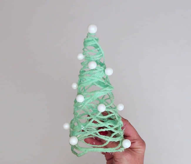 Árvore de Natal com Barbante