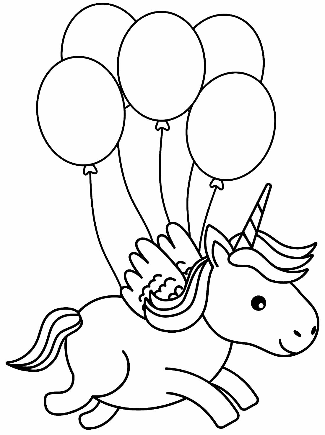 Desenho de balões