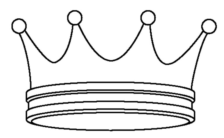 30+ Desenhos de Coroa para colorir - Pop Lembrancinhas