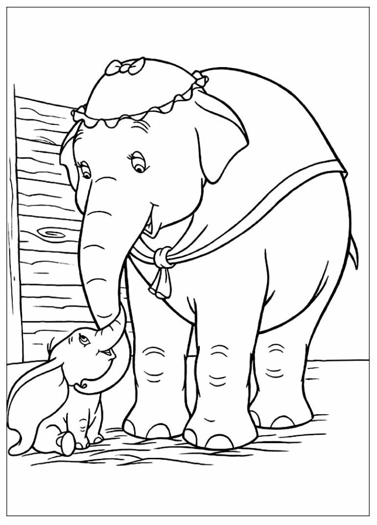 Desenhos De Dumbo Para Colorir Pop Lembrancinhas