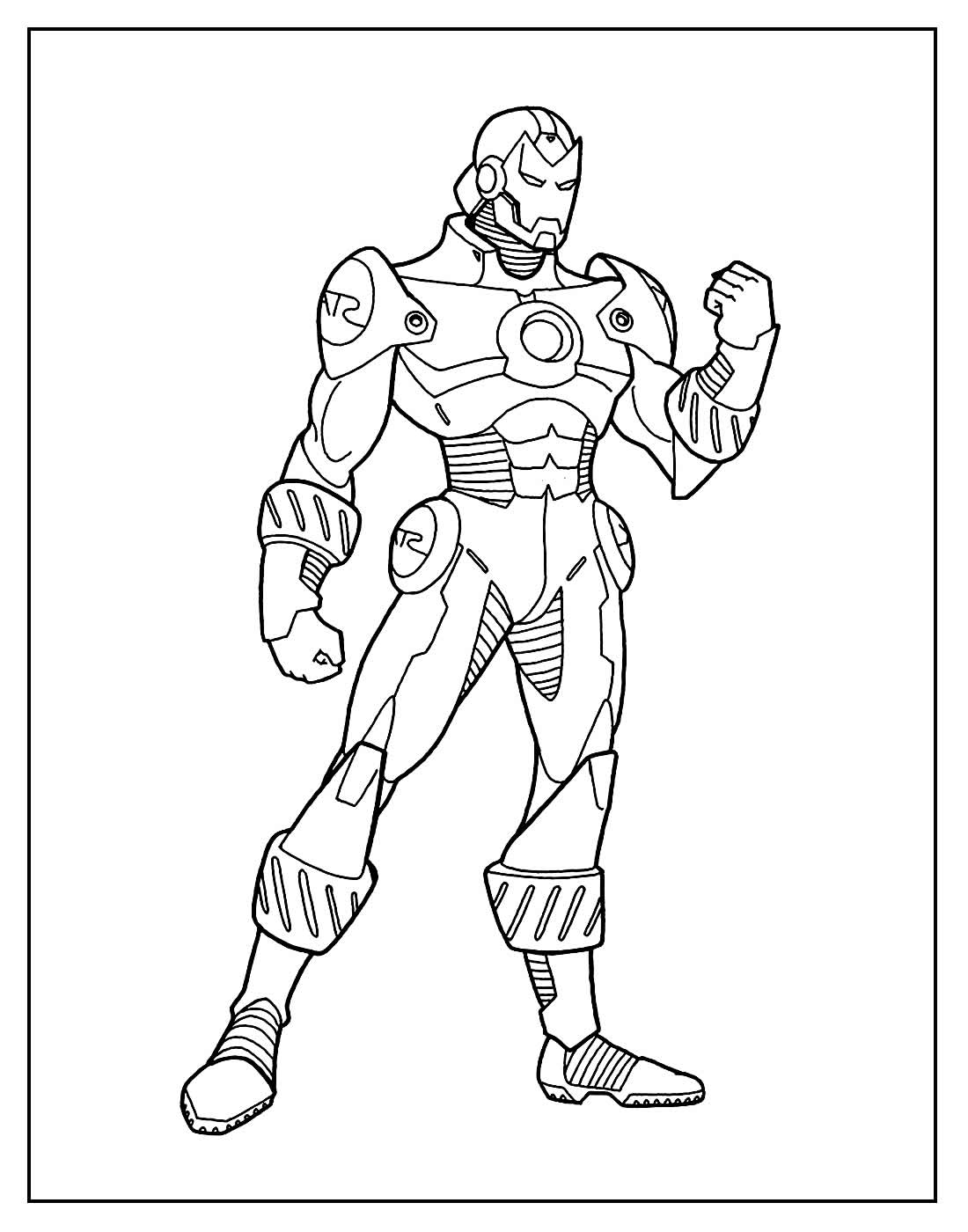 Desenhos do Homem de Ferro para colorir