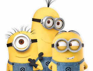 Minions para colorir