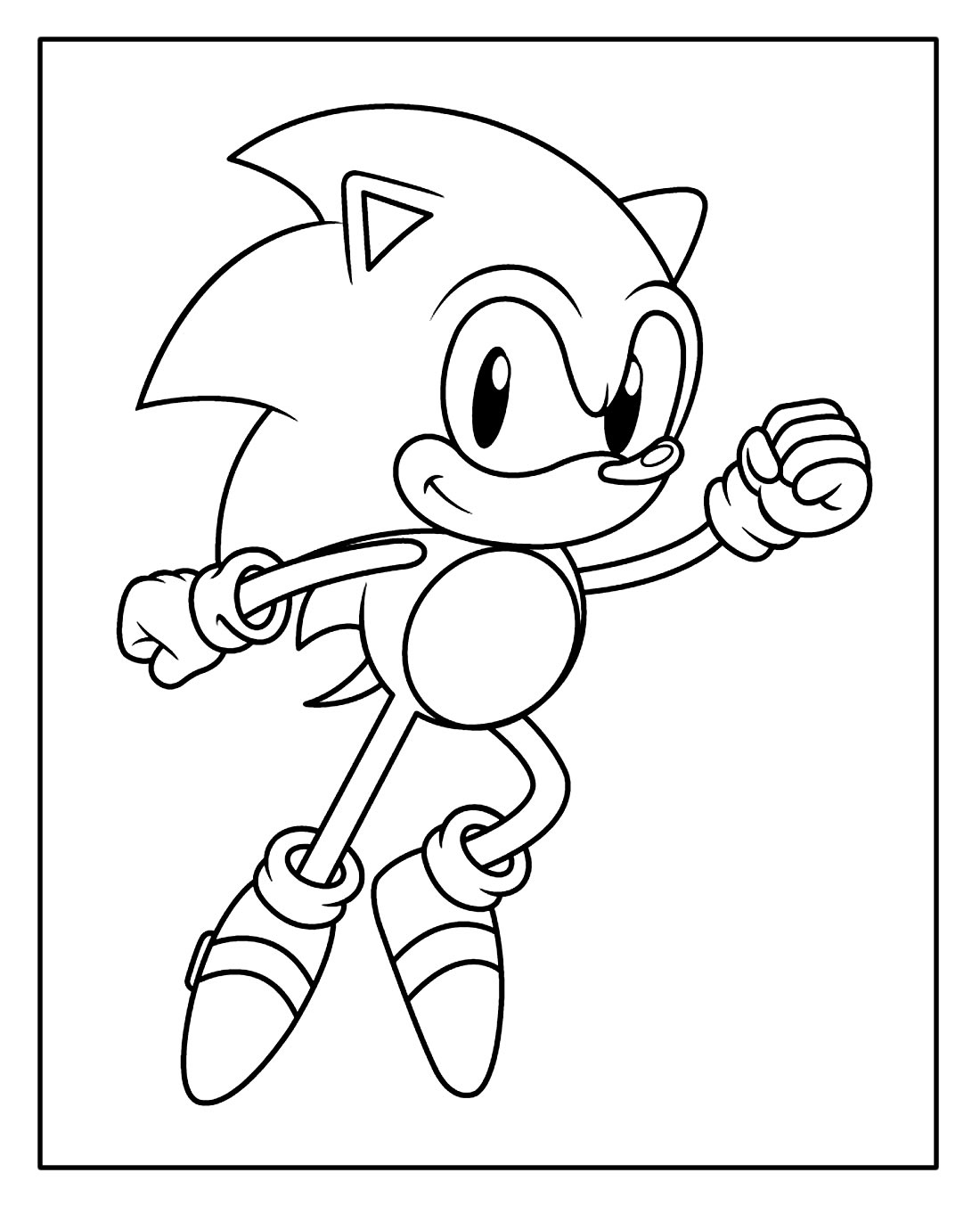 Desenhos para colorir Sonic 2 - Sonic e Tails Sonic e Knuckles - Desenhos  para colorir grátis para imprimir