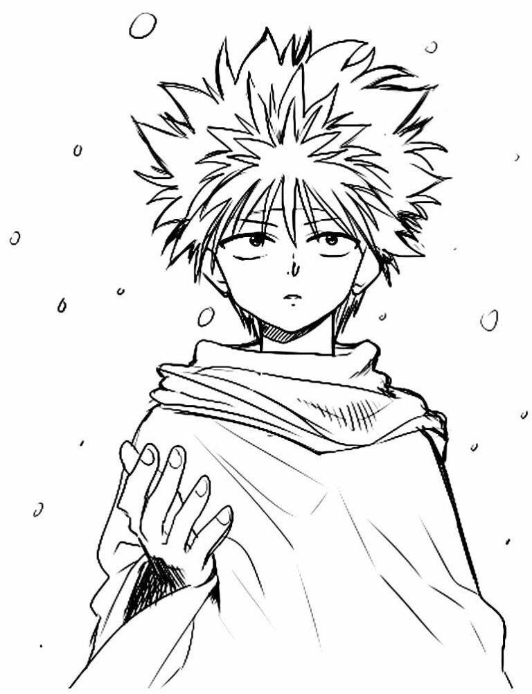 Desenhos de Animes para colorir: +130 imagens para pintar