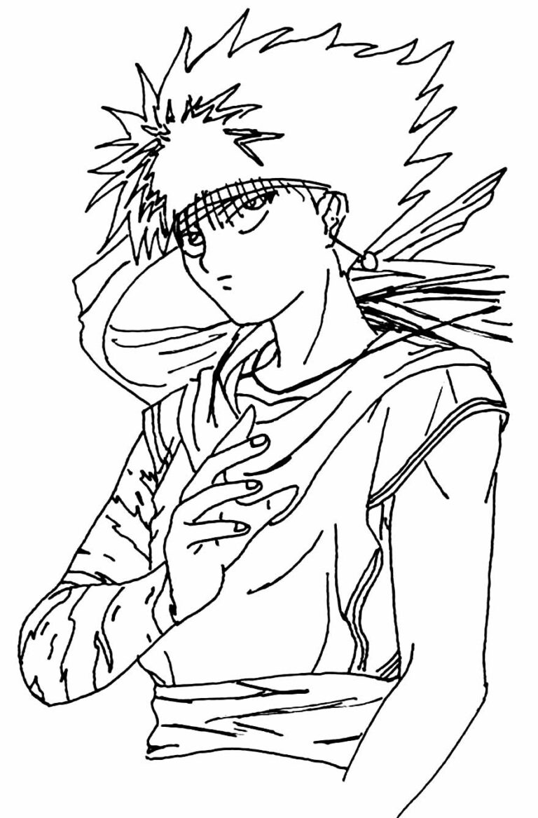 Desenhos de Animes para colorir: +130 imagens para pintar