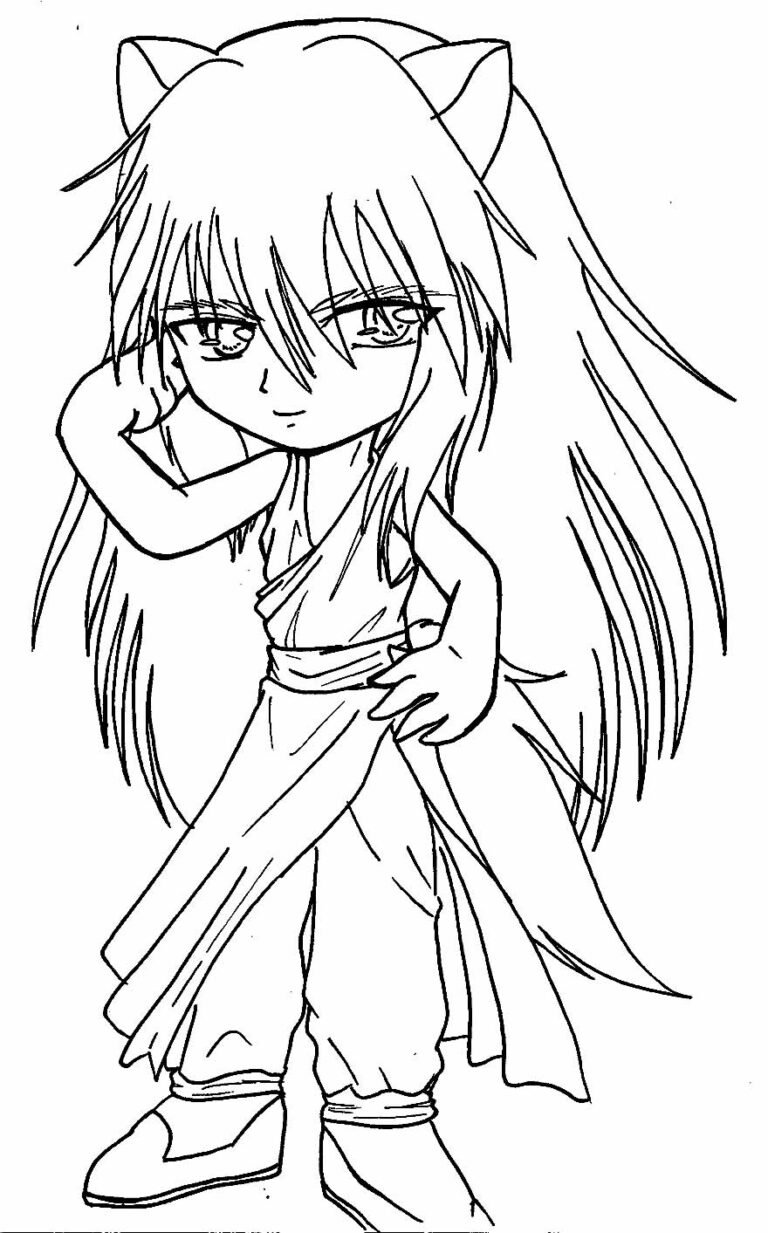 Desenhos de Animes para colorir: +130 imagens para pintar