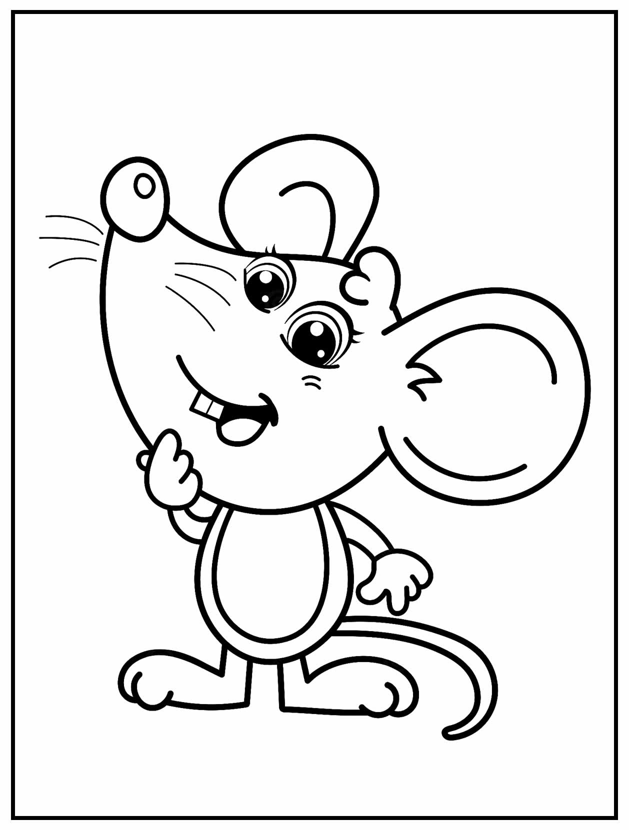 Desenhos de Ratinhos para colorir e imprimir - Pinte Online